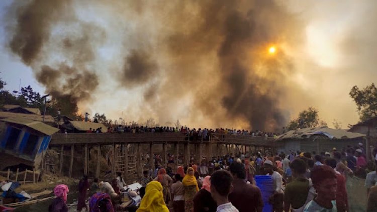 Another Fire Swipes a Rohingya Refugee Camp in Cox’s Bazar, Bangladesh