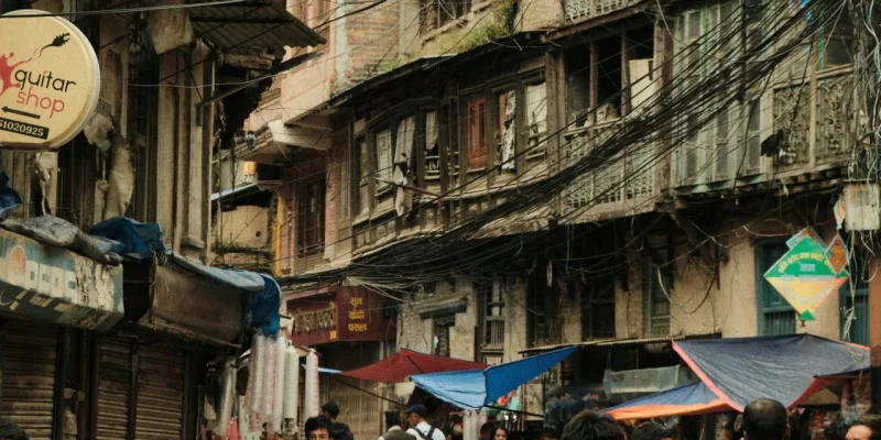 The streets of Kathmandu, Nepal